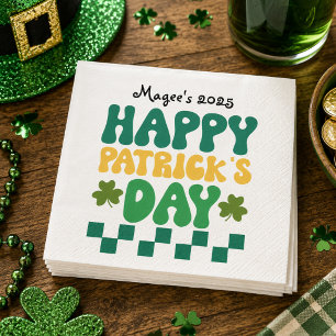 Serviette En Papier Joyeuse fête de la Saint-Patrick