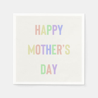 Serviette En Papier Joyeuse fête des mères Napkin