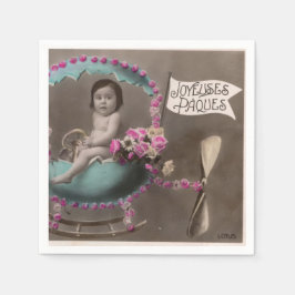 Serviette En Papier Joyeuse Paques