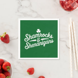 Serviette En Papier Joyeuse Saint-Patrick Chance Shamrock & Shenanigan