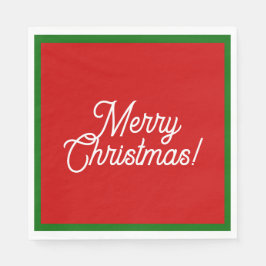 Serviette En Papier Joyeuses serviettes de Noël