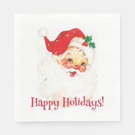 Serviette En Papier Joyeuses vacances Père Noël !