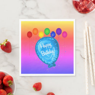 Serviette En Papier Joyeux anniversaire ! !