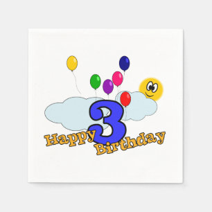 Serviette En Papier Joyeux anniversaire