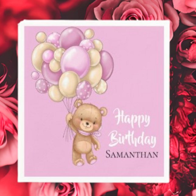 Serviette En Papier Joyeux anniversaire à notre douce fille (Planning A Party Is Fun When You Shop With Us. Find Everything You Need)