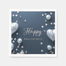 Joyeux Anniversaire Papier Napkin