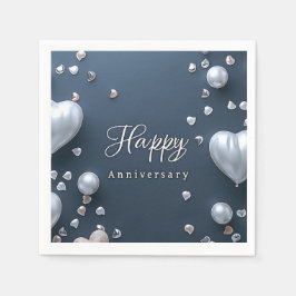 Serviette En Papier Joyeux Anniversaire Papier Napkin