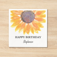 Joyeux Anniversaire Personnalisé Tournesol