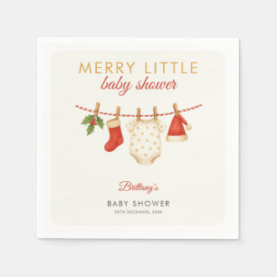Serviette En Papier Joyeux Baby shower de linge de bébé