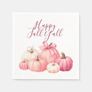 Serviette En Papier Joyeux Dessous de verre Citrouilles rose Halloween