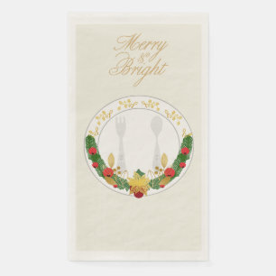 Serviette En Papier Joyeux et bon Noël