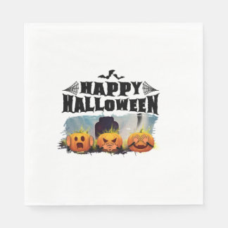 Serviette En Papier Joyeux Halloween