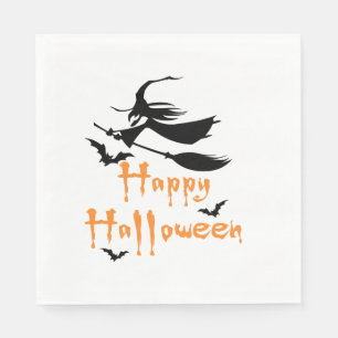 Serviette En Papier Joyeux Halloween