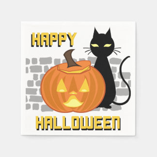 Serviette En Papier Joyeux Halloween