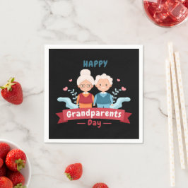 Serviette En Papier Joyeux Jour des grands-parents