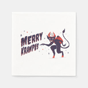 Serviette En Papier Joyeux Krampus