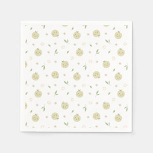 Serviette En Papier Joyeux Motif pomme - serviettes