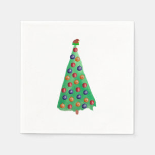 Serviette En Papier Joyeux Noël