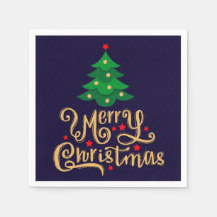 Serviette En Papier Joyeux Noël