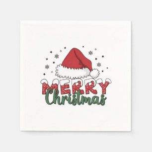 Serviette En Papier Joyeux Noël cadeau de Noël