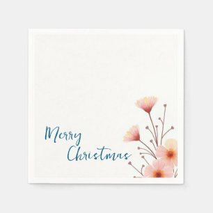 Serviette En Papier Joyeux Noël Famille Nouvel An Message