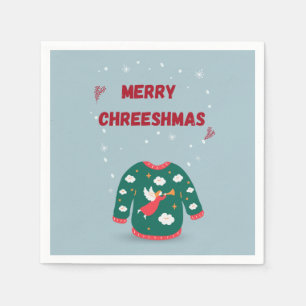 Serviette En Papier Joyeux Noël Vilain Sweat Angel