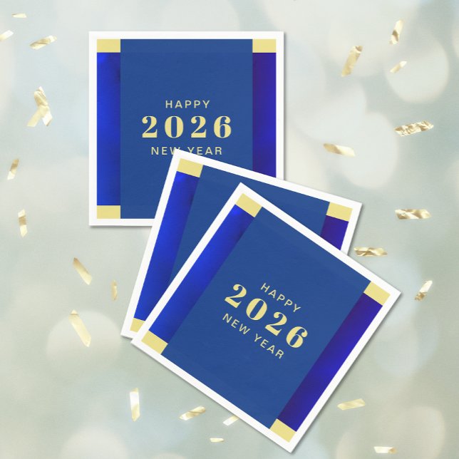 Serviette En Papier Joyeux Nouvel An (Happy New Year Holiday Napkins)