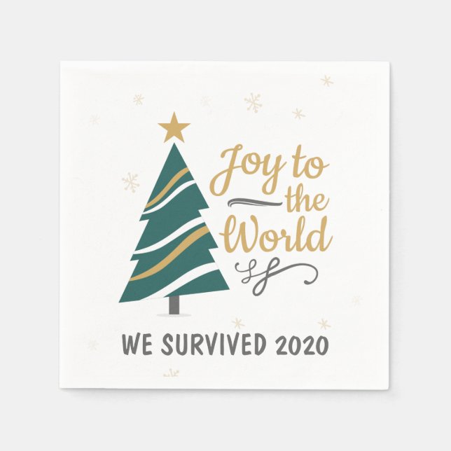 Serviette En Papier Joyeux Nouvel An 2021 Cahier de célébration (Devant)