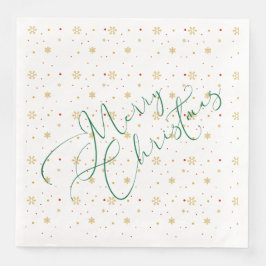 Serviette En Papier Joyeux papier de Noël Napkin