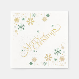 Serviette En Papier Joyeux papier de Noël Napkin