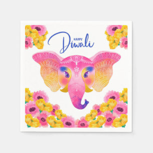 Serviette En Papier Joyeux serviettes Diwali
