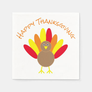 Serviette En Papier Joyeux Thanksgiving