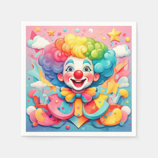SERVIETTE EN PAPIER " JOYFUL JESTER "