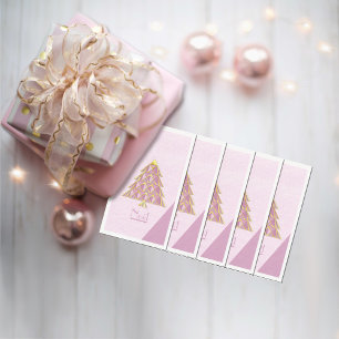 Serviette En Papier Joyoux Noel rose
