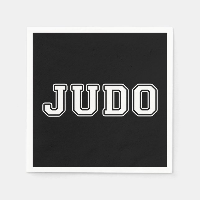 Serviette En Papier Judo (Devant)