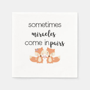 Serviette En Papier Jumelles filles