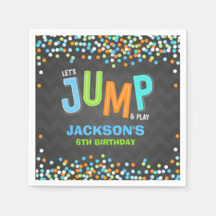 Serviette En Papier Jump Trampoline Anniversaire Fête Fournitures Déco