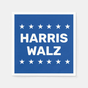 Serviette En Papier Kamala Harris Tim Walz