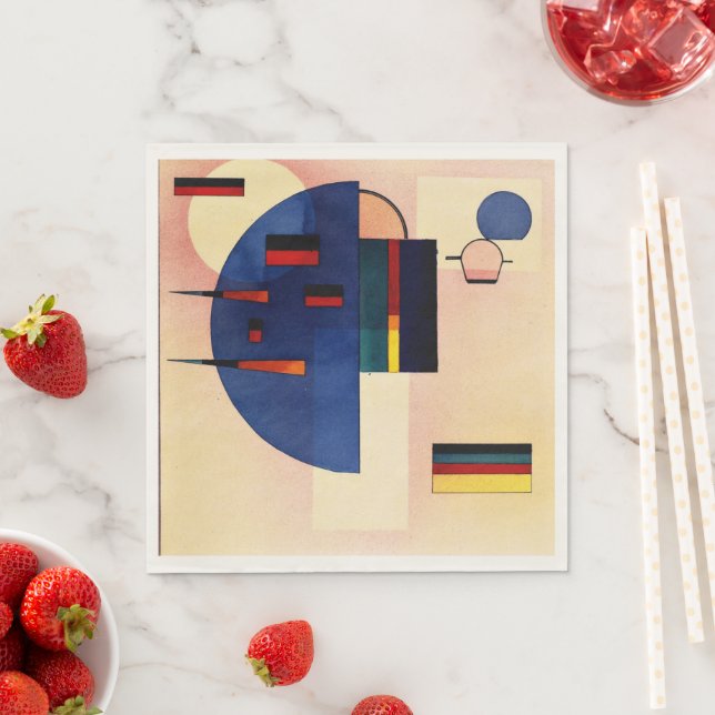 Serviette En Papier Kandinsky - Calmé, (En situation)