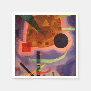 Serviette En Papier Kandinsky - Drei Elemente, art abstrait