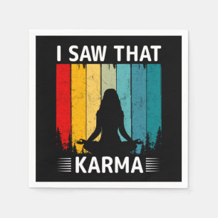 Serviette En Papier Karma Saw