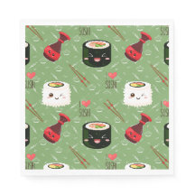 Kawaii Sushi Motif