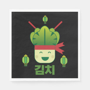 Serviette En Papier Kimchi cuisine asiatique