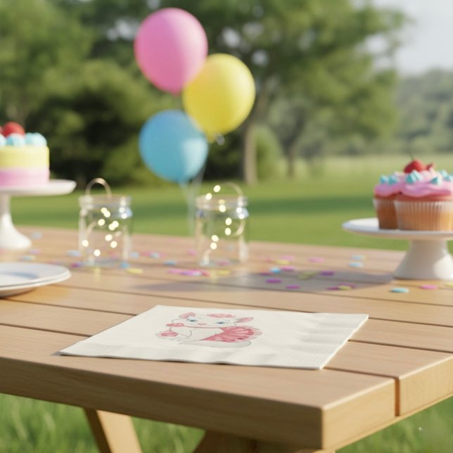 Serviette En Papier Kitty Napkins (Créateur téléchargé)