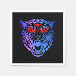 Serviette En Papier Kitty souriant
