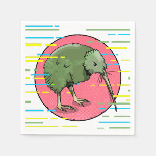 Serviette En Papier Kiwi néo-zélandais
