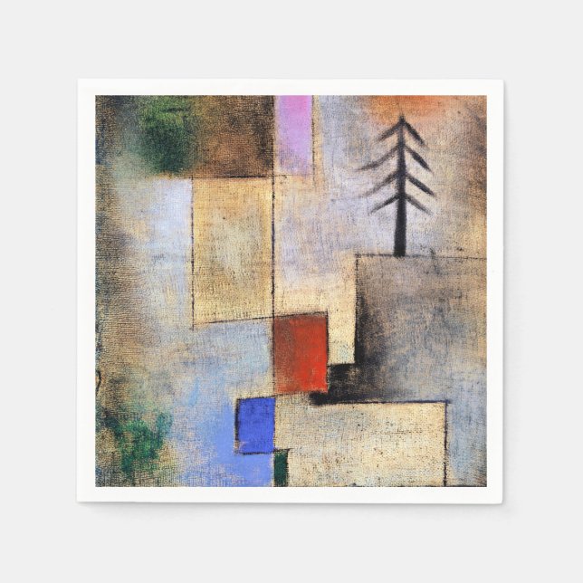 Serviette En Papier Klee - Petite photo de la face (Devant)