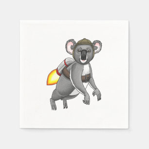 Serviette En Papier Koala Bear Fusée