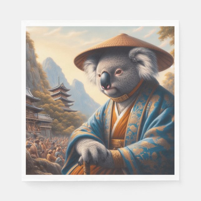 Serviette En Papier Koala Japon ancien (Devant)