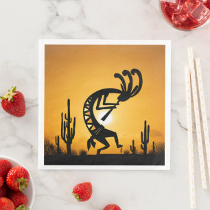 Serviette En Papier Kokopelli, Inde du sud-ouest